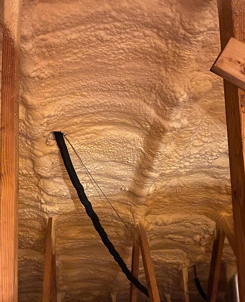 Photo of Residential attic spray foam insulation