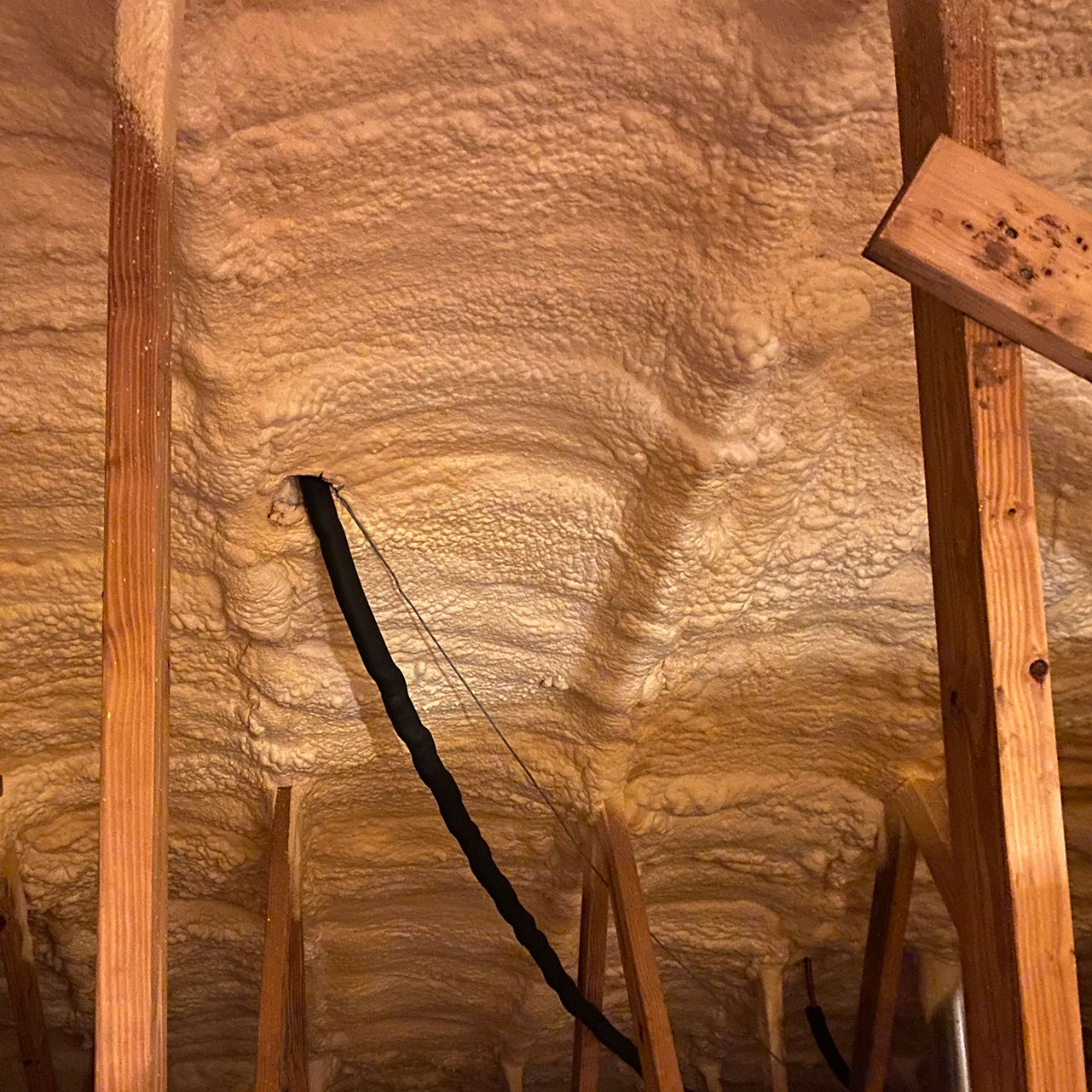 Attics and Bonus Rooms Spray Foam Insulation