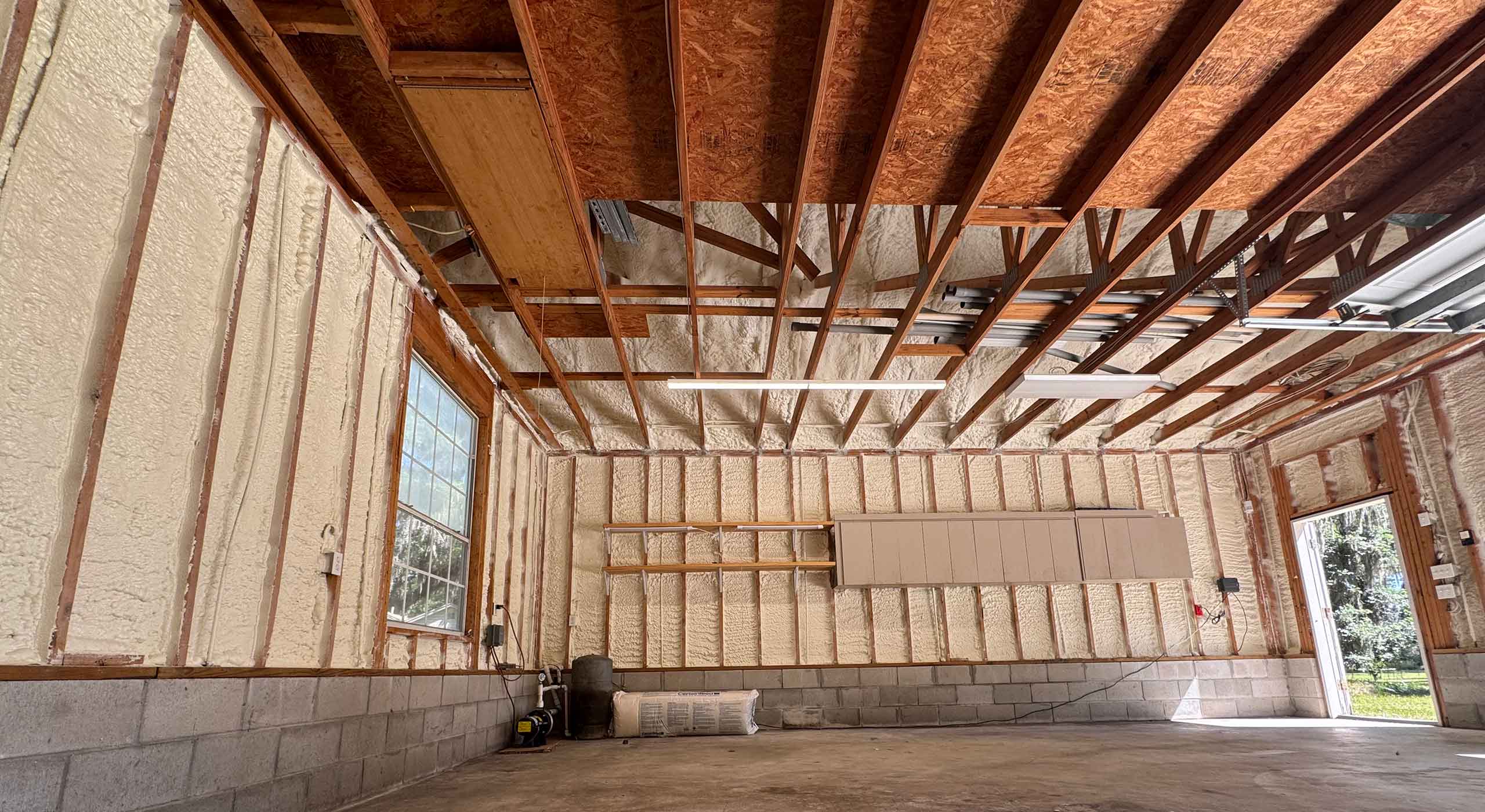 Spray Foam Insulation in new commercial building in Northeast Florida